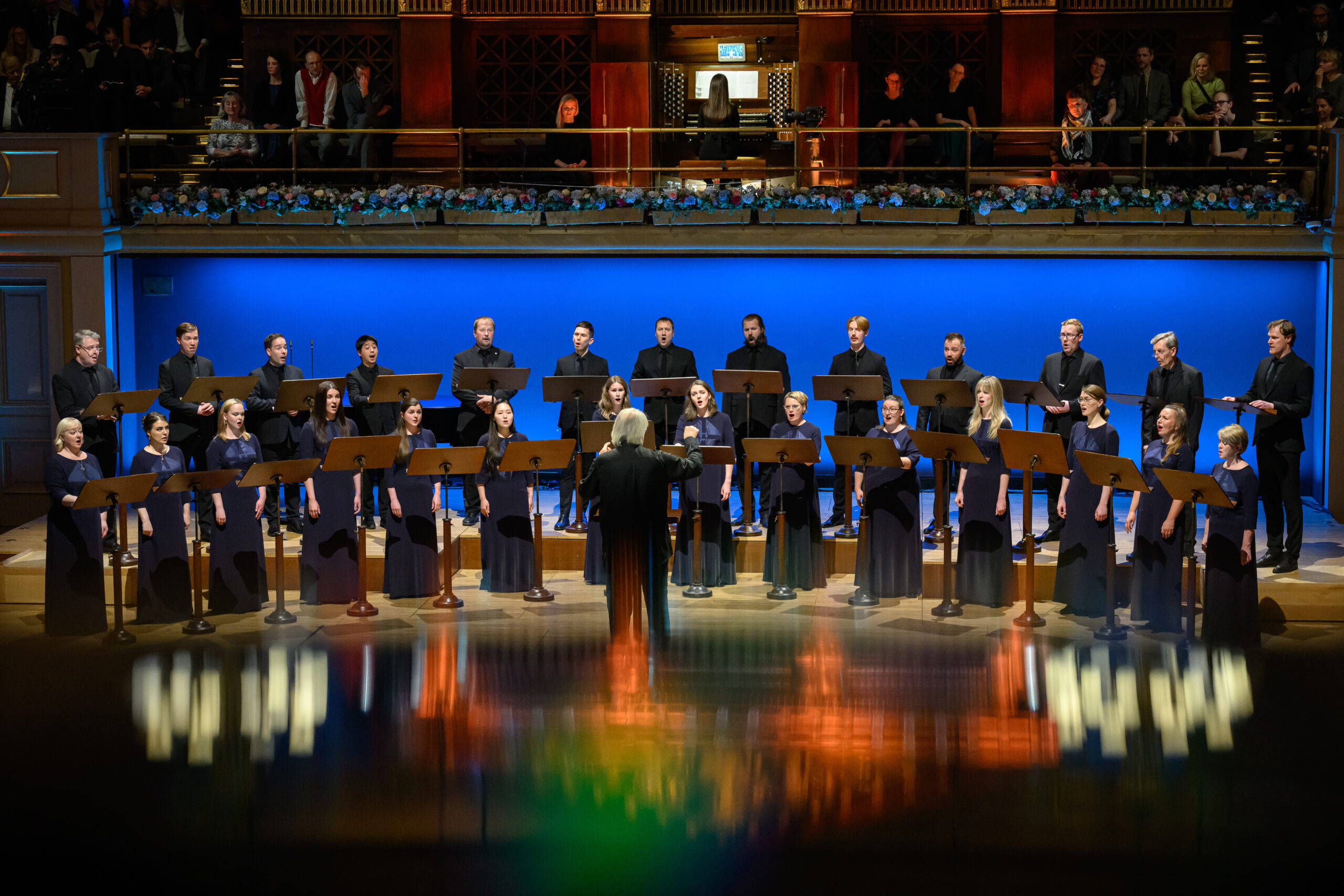 Pražské jaro: Arvo Pärt 90, 19. května 2025, Rudolfinum, Dvořákova síň – Tõnu Kaljuste a Estonský filharmonický komorní sbor (foto Petra Hajská)