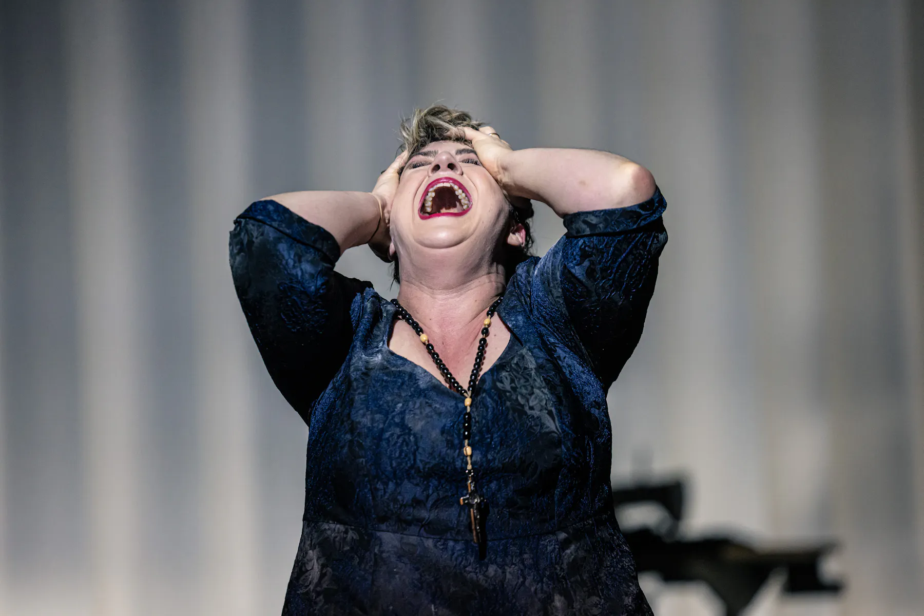 Leoš Janáček: Její pastorkyňa,Opera Národního divadla, Premiéra v historické budově 22. května 2025 – Rosie Aldridge (Kostelnička) (foto Pavel Hejný)