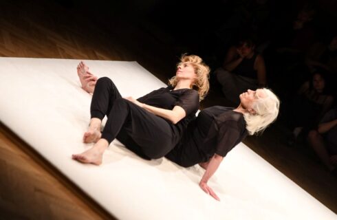 Eszter Salamon a Erzsébet Gyarmati (foto Michal Hančovský, Divadelní Flora 2025)