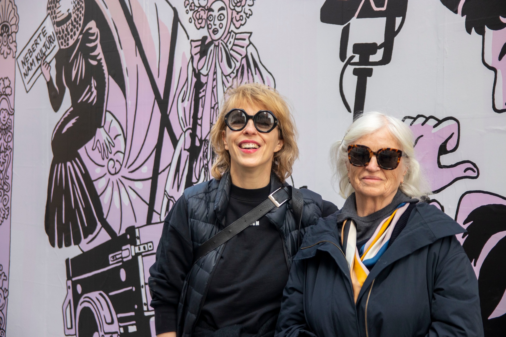Eszter Salamon a Erzsébet Gyarmati (foto Michal Hančovský, Divadelní Flora 2025)