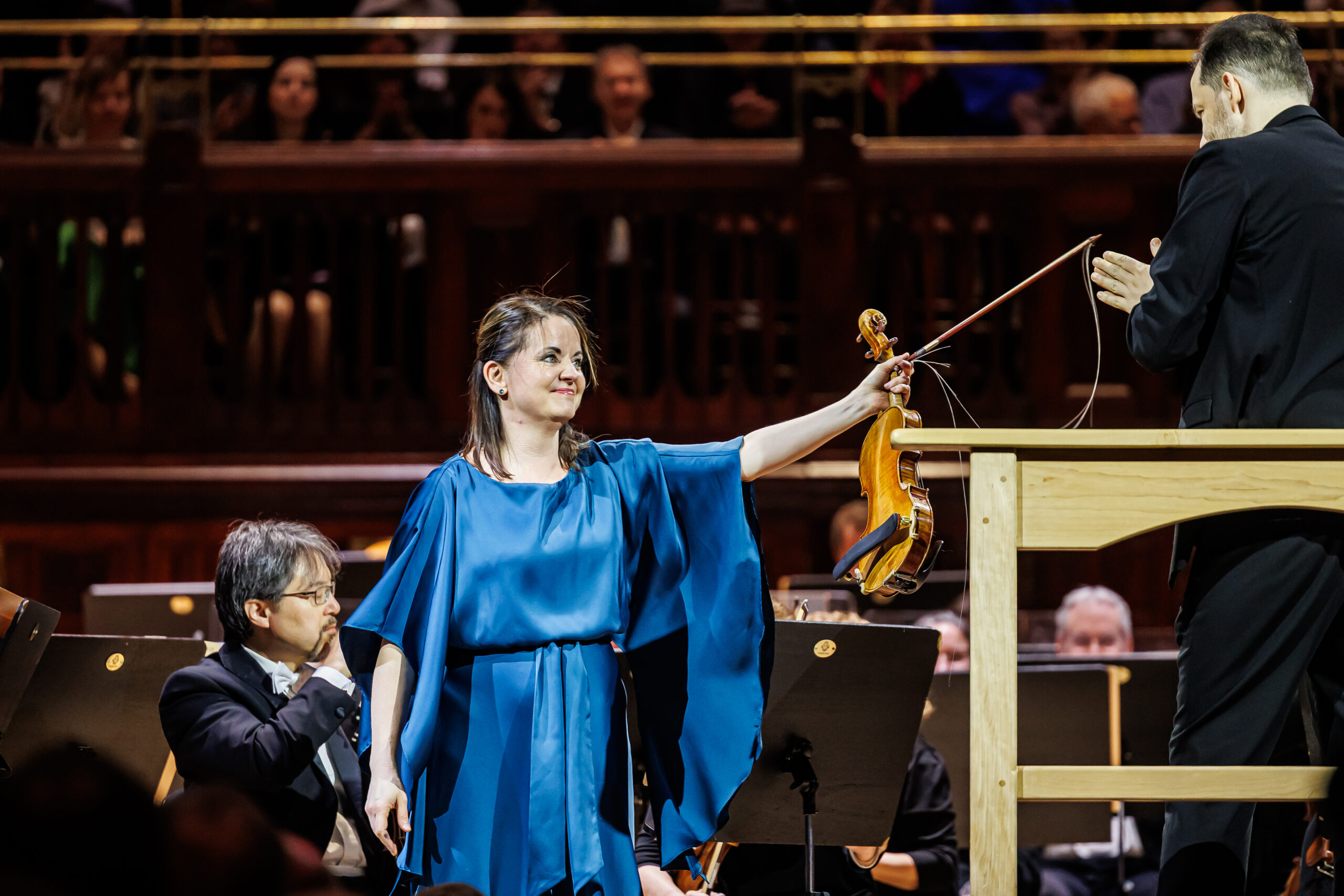 Pražské jaro 2025: Baiba Skride, Boston Symphony Orchestra, 14. dubna 2025, Obecní dům, Praha (zdroj Pražské jaro, foto Michal Fanta)
