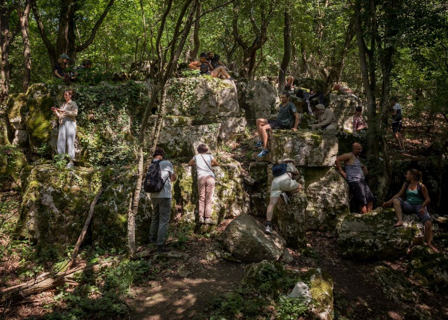 Procházka s kameny (foto Boglárka Zellei)