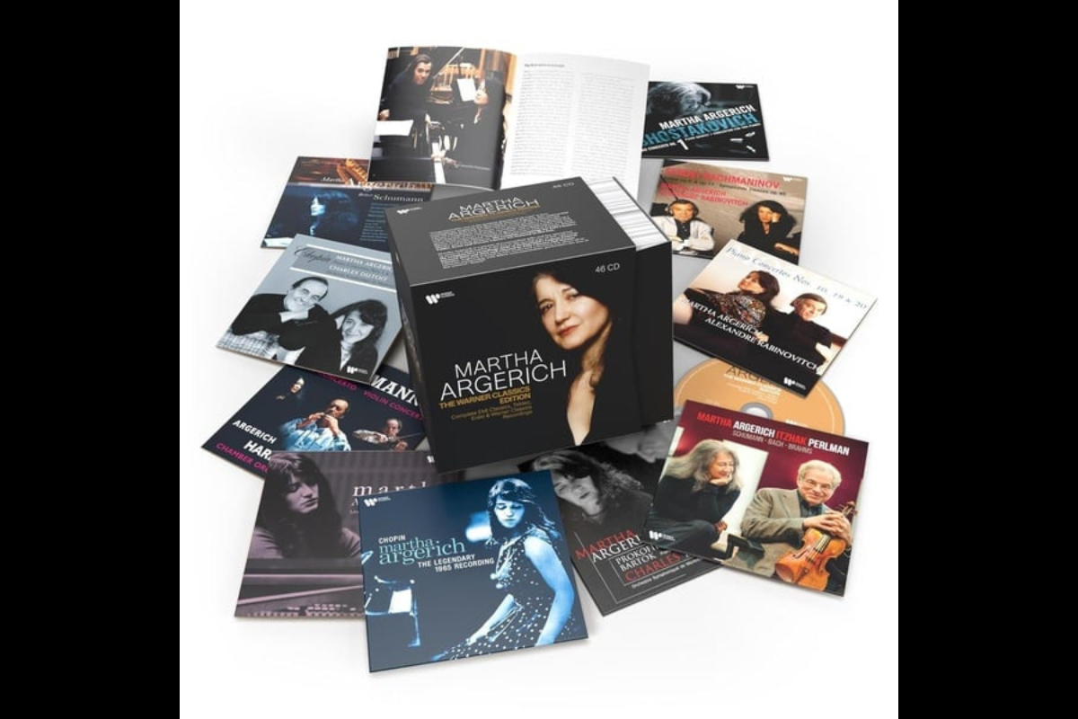 Martha Argerich: The Warner Classics Edition: Complete EMI Classics, Teldec, Erato & Warner Classics Recordings (zdroj Warner Classics)
