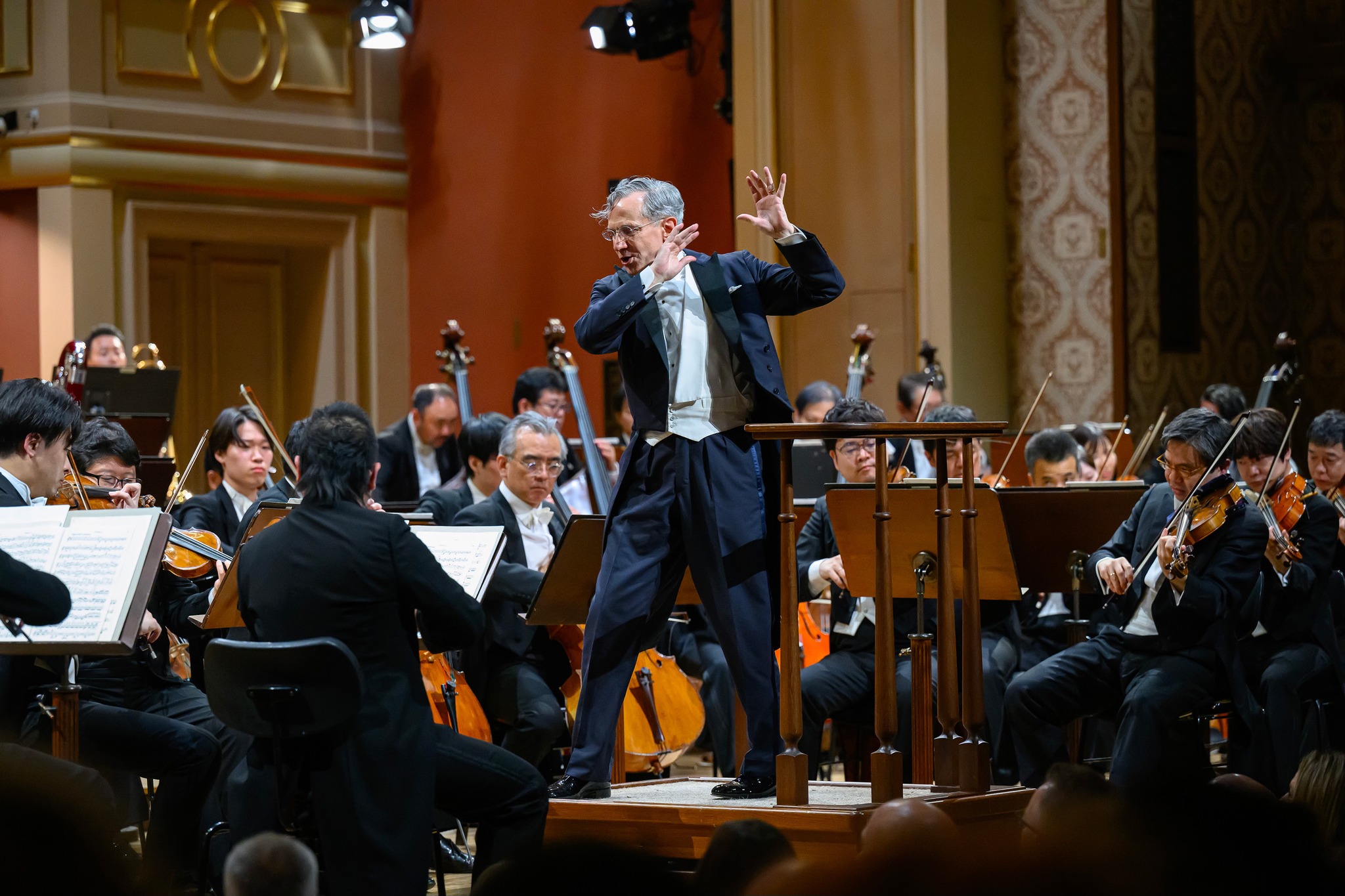 NHK Symphony Orchestra, Tokyo, 15. května 2025, Rudolfinum, Dvořákova síň, Praha – Fabio Luisi (zdroj Pražské jaro, foto Petra Hajská)