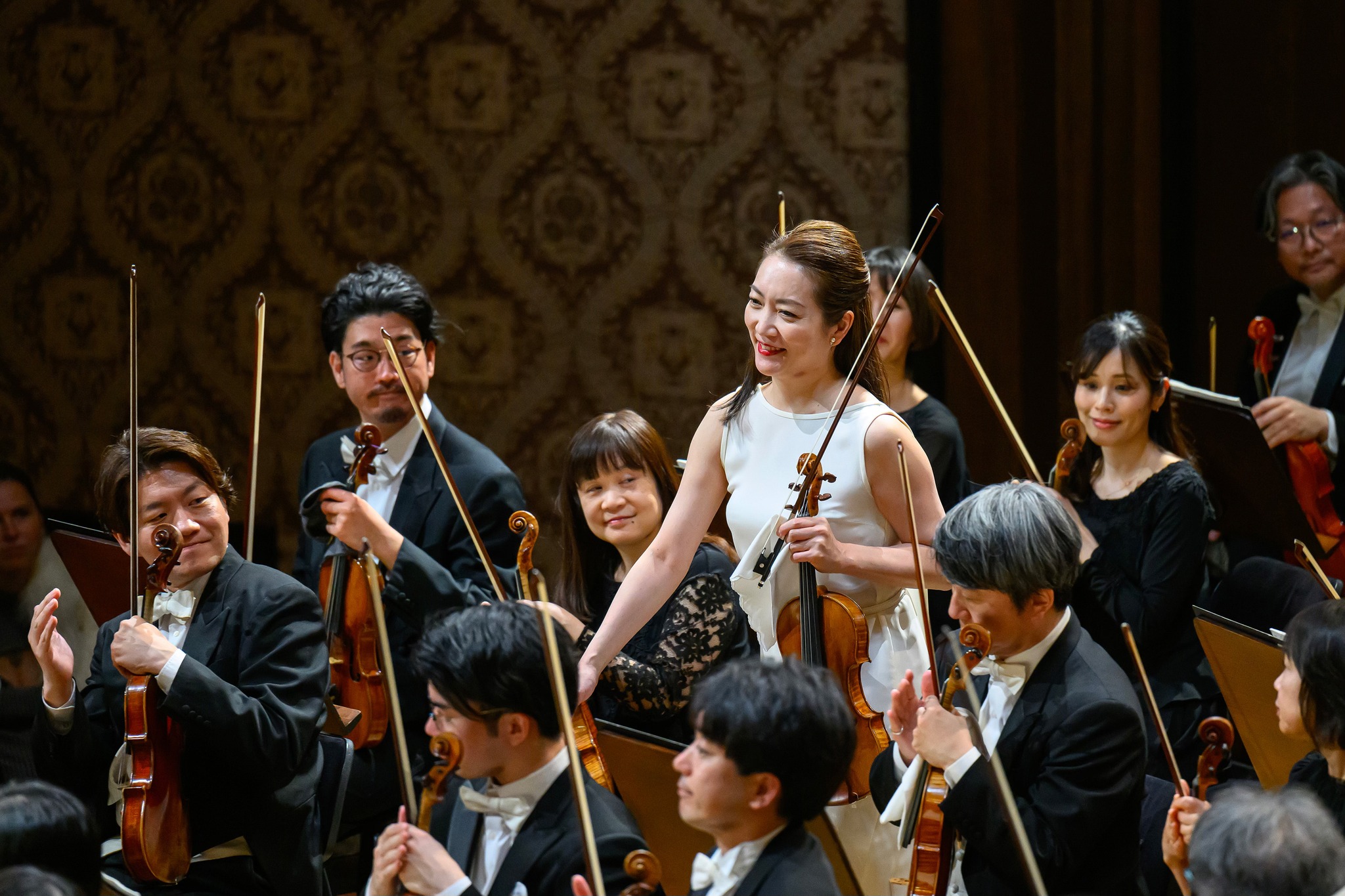 NHK Symphony Orchestra, Tokyo, 15. května 2025, Rudolfinum, Dvořákova síň, Praha – Akiko Suwanai (zdroj Pražské jaro, foto Petra Hajská)