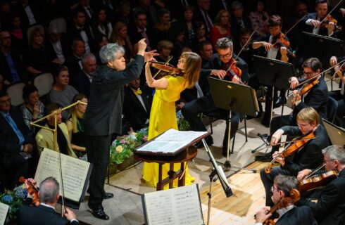 Pražské jaro: London Symphony Orchestra, 29. května 2025, Obecní dům –⁠⁠⁠⁠⁠⁠ Antonio Pappano, Lisa Batiashvili, London Symphony Orchestra (foto Pera Hajská)