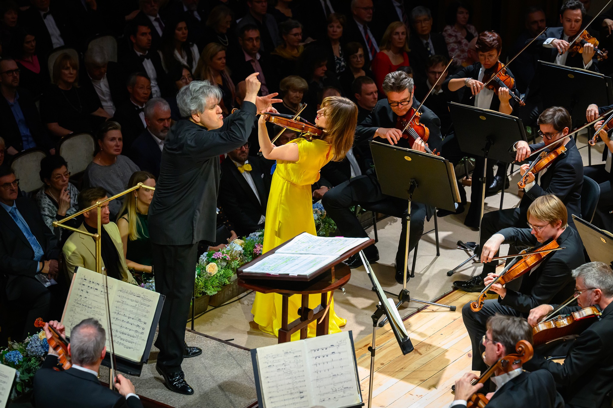 Pražské jaro: London Symphony Orchestra, 29. května 2025, Obecní dům – Antonio Pappano, Lisa Batiashvili, London Symphony Orchestra (foto Pera Hajská)