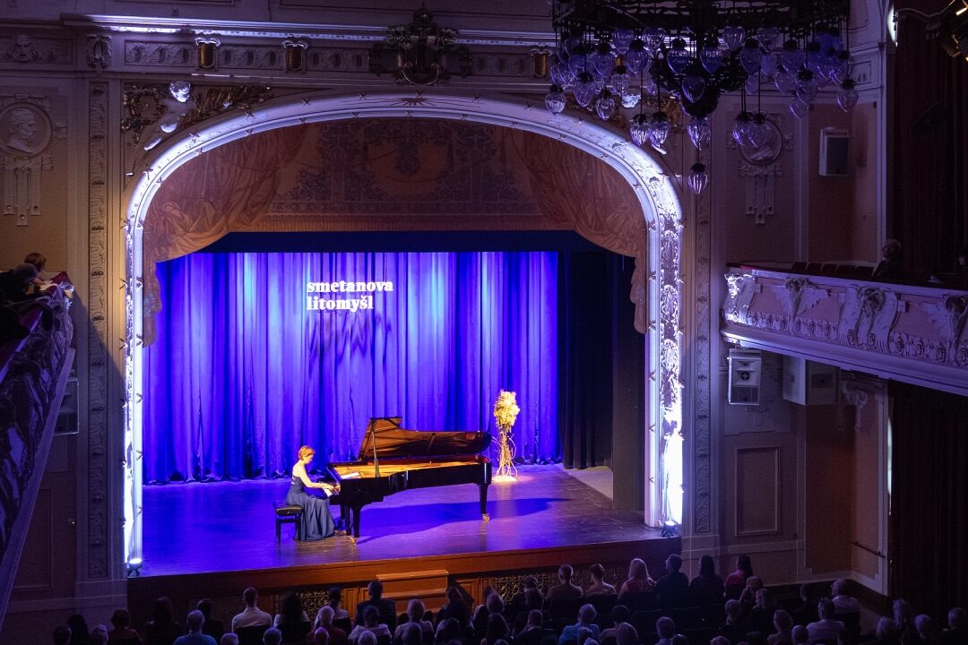 Smetanova Litomyšl 2025: Za příběhem klavíru – Katia Skanavi, 20. června 2025, Smetanův dům, Litomyšl (zdroj Smetanova Litomyšl, foto František Renza)