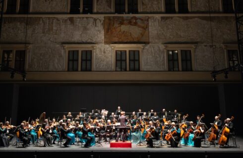 Smetanova Litomyšl: Velká zkouška, 7. června 2025, Státní zámek Litomyšl – Jiří Habart a Filharmonie Hradec Králové (foto František Renza a Ivan Krejza)