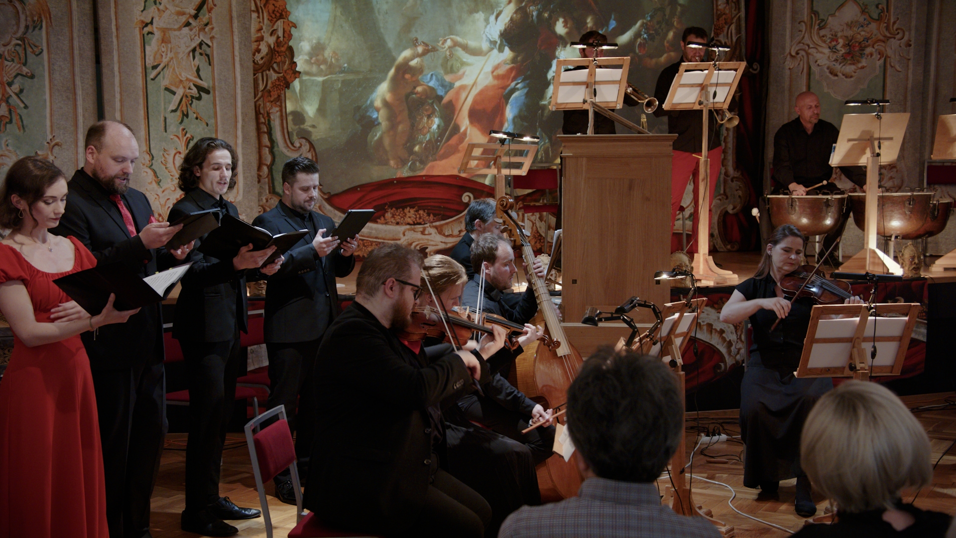 Baroko 2025, Ad solemnitatem, 1. června 2025, Czech Ensemble Baroque Orchestra společně s Silentium! Ensemble pod vedením dirigenta Romana Válka (foto Ivo Zatloukal)