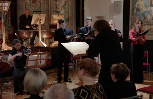 Baroko 2025, Ad solemnitatem, 1. června 2025, Czech Ensemble Baroque Orchestra společně s Silentium! Ensemble pod vedením dirigenta Romana Válka (foto Ivo Zatloukal)