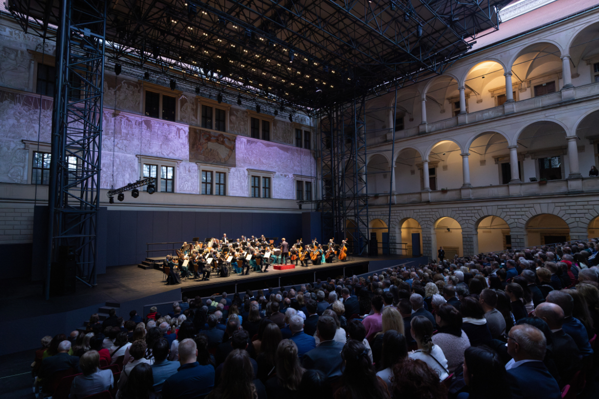 Smetanova Litomyšl 2025, Velká zkouška 7. června 2025 – Filharmonie Hradec Králové (foto František Renza, zdroj Smetanova Litomyšl)