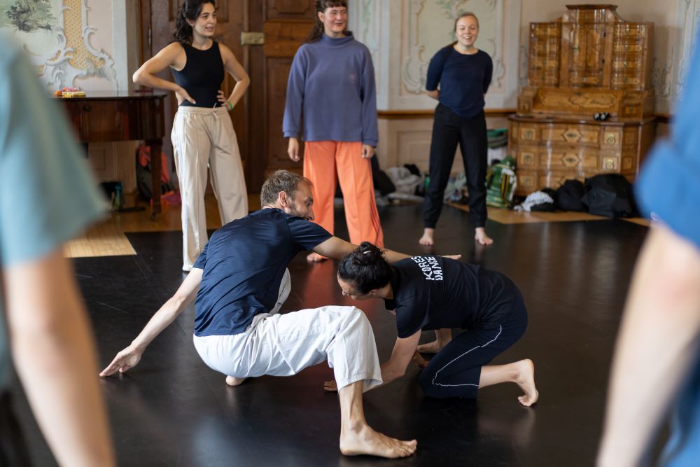 Ana a Vincent vedli na KoresponDance také workshop (foto Alena Češková)