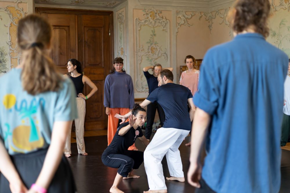 Ana a Vincent vedli na KoresponDance také workshop (foto Alena Češková)