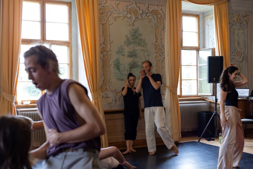 Ana a Vincent vedli na KoresponDance také workshop (foto Alena Češková)