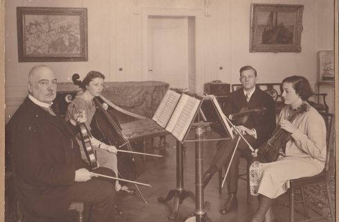 Franz von Mendelssohn, Ursula Hildebrandtová, Emil Bohnke a Lilli von Mendelssohn-Bohnke (zdroj Carla Shapreau, foto M: Joël-Heinzelmann)