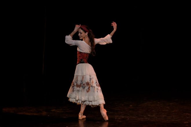 Ukázka z baletu J. Bubeníčka Carmen, Rebecca Bianchi (foto Serghei Gherciu, Bubeníček International Ballet Gala)