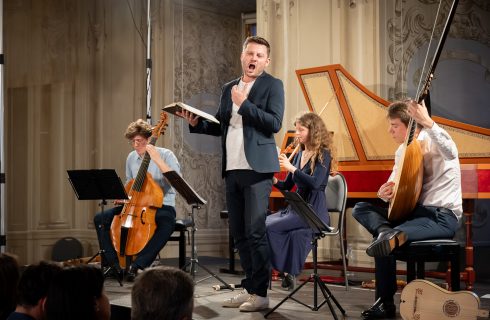 Letní slavnosti staré hudby: Their Majesties, 31. července 2025, Lobkowiczský palác – Pieter De Praetere, Musica Gloria (foto Ivan Malý)