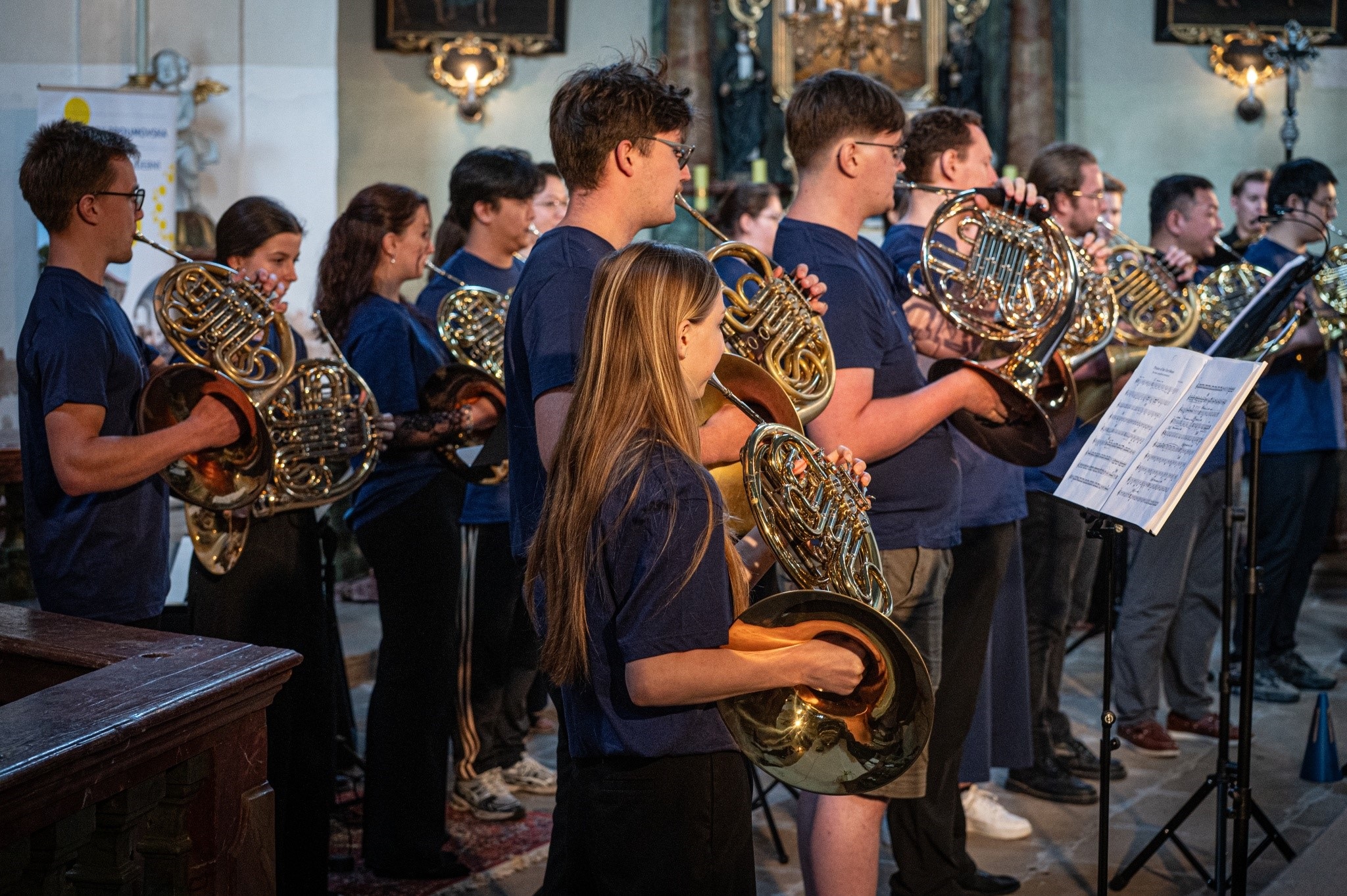 Letní hornové kurzy: Zahajovací koncert, 30. července 2025, Vernéřovice (foto Michal Sedláček)
