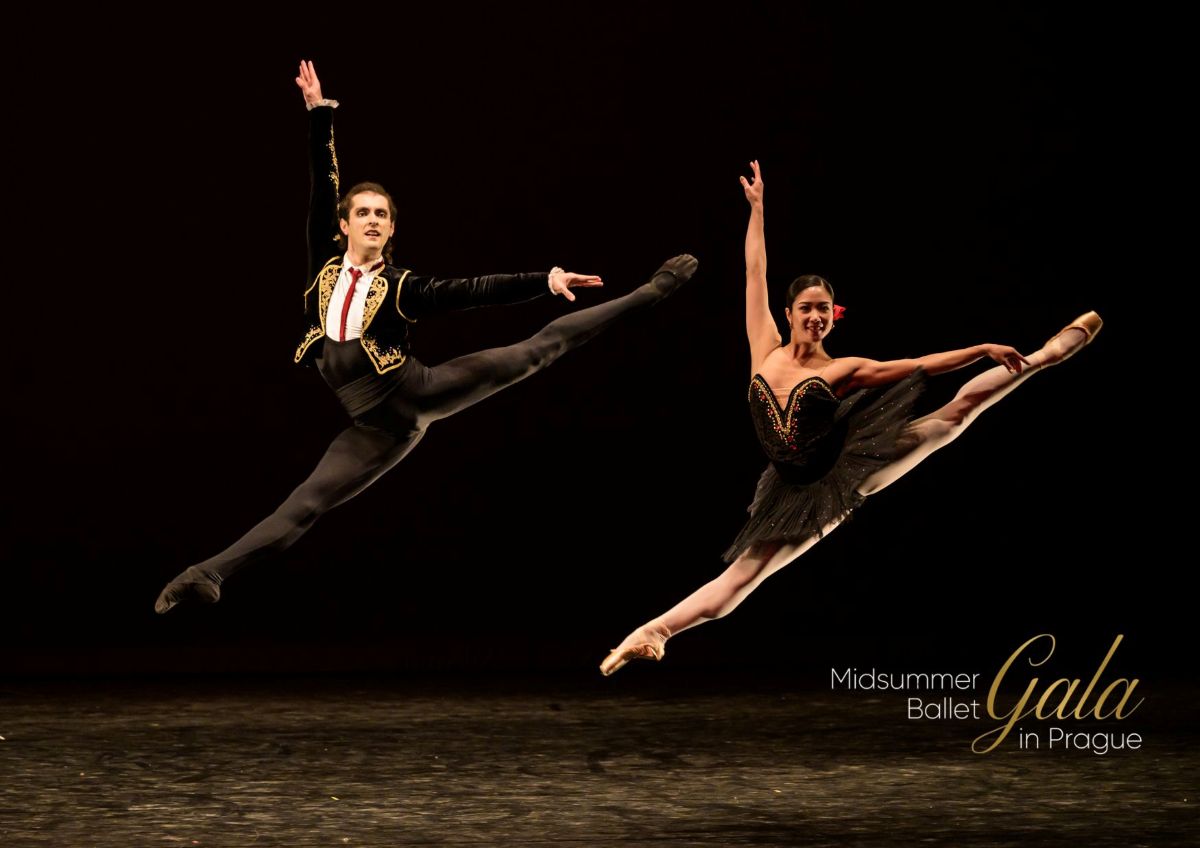 Madoka Sugai a Razmik Marukyan v pas de deux z Dona Quijota (Midsummer Ballet Gala 2025, foto Serghei Gherciu)