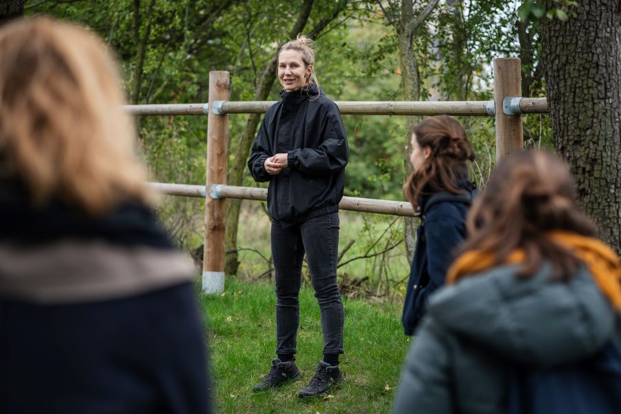 Markéta Vacovská na generálce Dětí U (foto Romana Kovacs)
