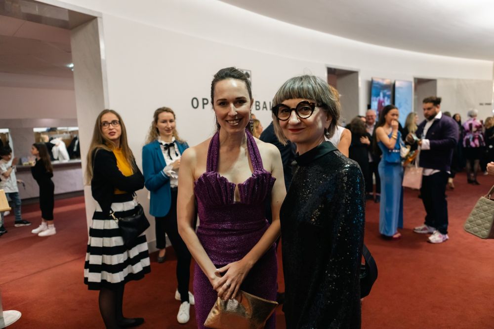 Na premiéře Fashion Ballet ´24 (s Miroslavou Kovářovou, foto Juraj Žilinčár)