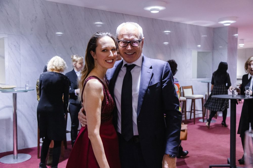 Na premiéře programu Fashion Ballet Best of s manželem (foto Juraj Žilinčár)