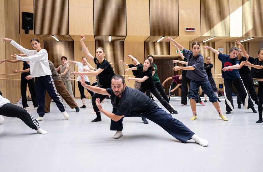Nikos Kalivas přinesl na masterclass moderní techniky (foto Anna Rasmussen)