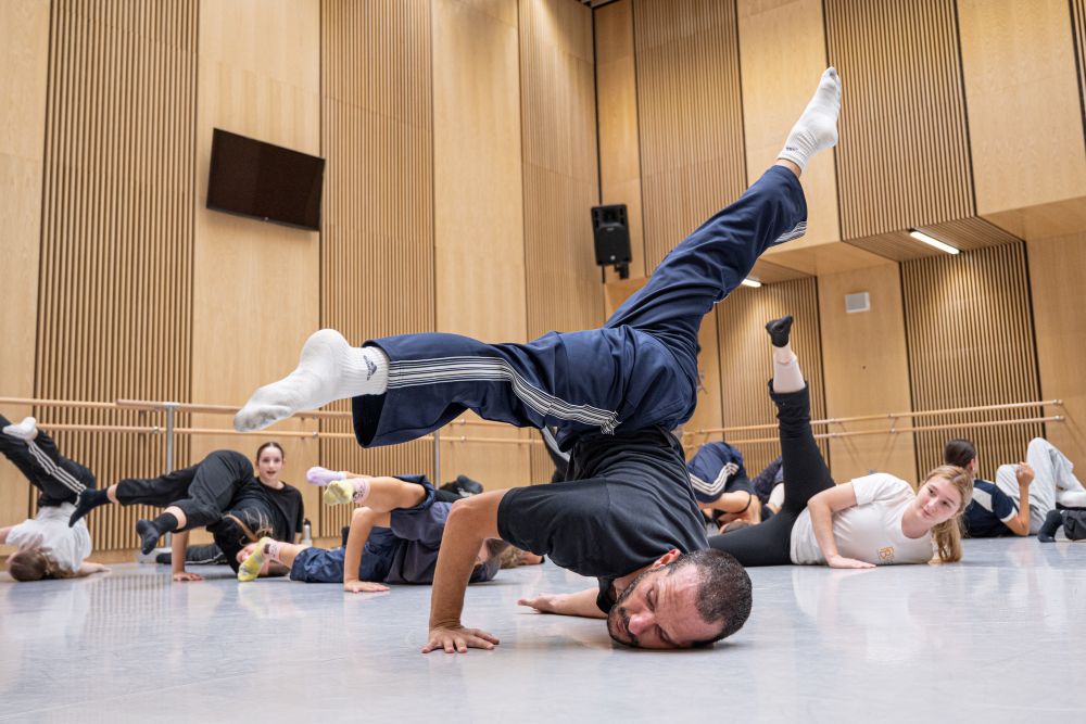 Nikos Kalivas přinesl na masterclass moderní techniky (foto Anna Rasmussen)