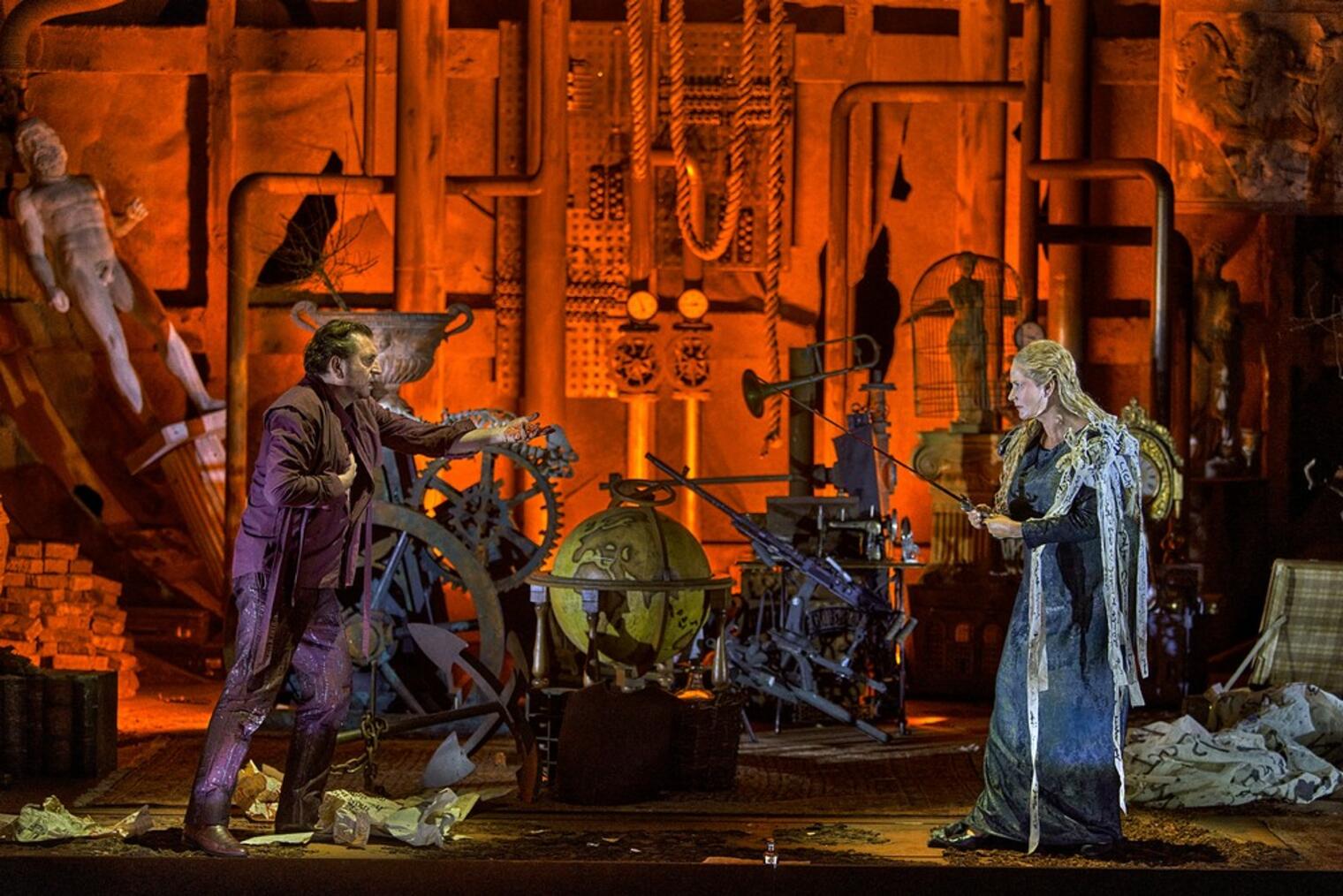 Richard Wagner: Tristan a Isolda, Festival Bayreuth – Camilla Nylund a Andreas Schager (foto: Enrico Nawrath)