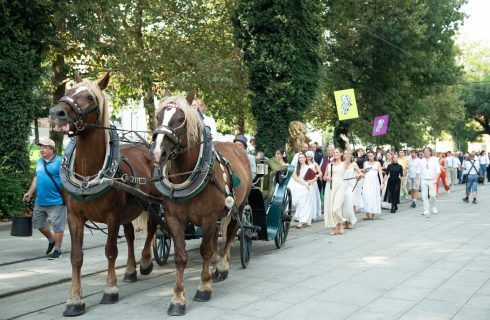 Průvod Vendelín 2024, Divadlo J. K. Tyla (foto Irena Štěrbová)