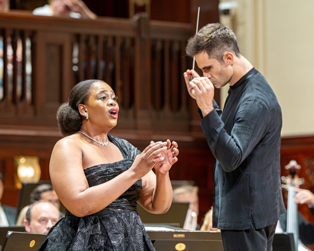 Pretty Yende, Giacomo Sagripanti, 31. srpna 2025, Smetanova síň Obecního domu, Praha (zdroj Nachtigall Artists)