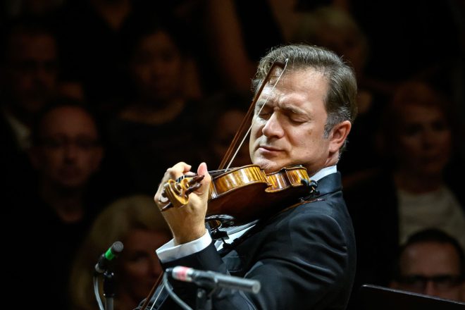 Dvořákova Praha: Honeck a monumentální mládí, 9. září 2025, Rudolfinum, Dvořákova síň – Renaud Capuçon (foto Petra Hajská)