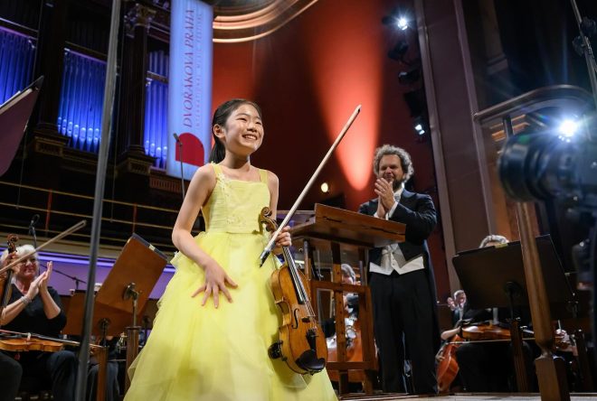 Concertino Praga: Finále Sólové kategorie I, 13. září 2025, Dvořákova síň Rudolfina – Yeonah Kim, Tomáš Brauner a Symfonický orchestr Českého rozhlasu (zdroj Concertino Praga)