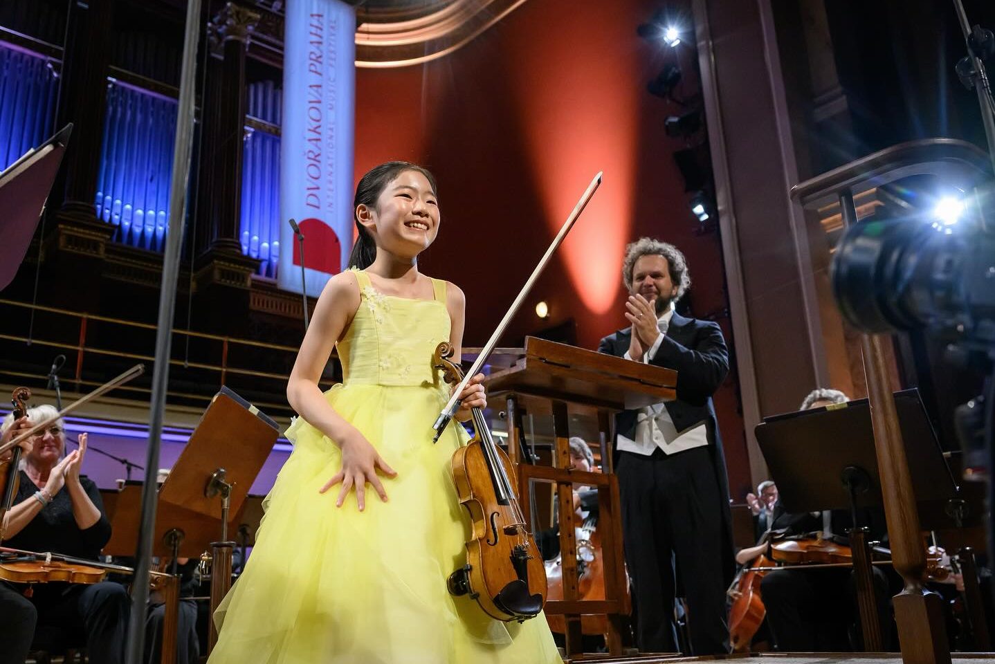 Concertino Praga, 13. září 2025, Rudolfinum – Yeonah Kim a Tomáš Brauner (zdroj Concertino Praga)