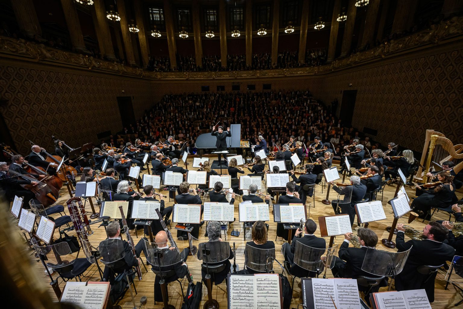 Dvořákova Praha: Závěrečný koncert, 23. září 2025, Rudolfinum – Cristian Măcelaru, Rudolf Buchbinder, Orchestre National de France (foto Petra Hajská)