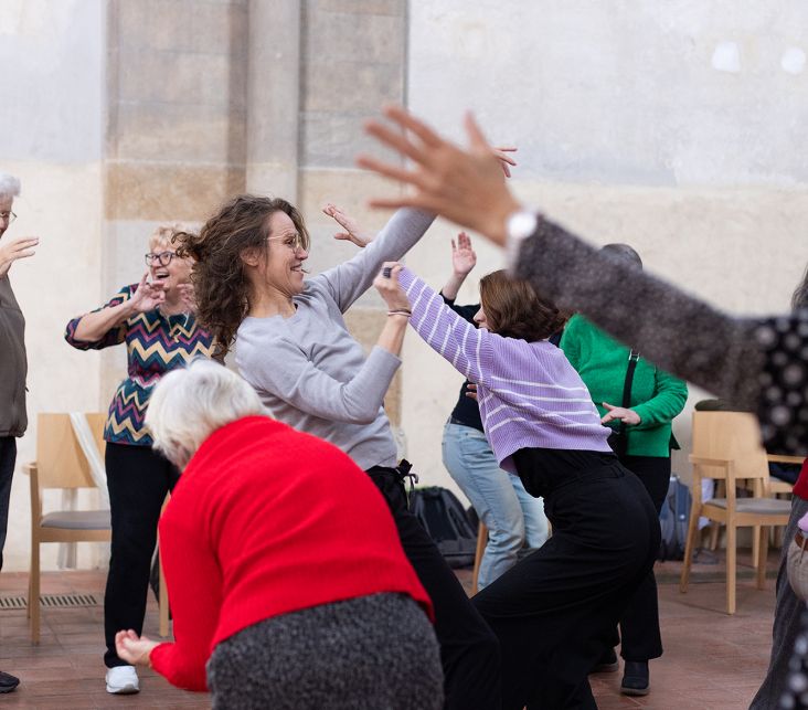 Bára Látalová v projektu Dance Well (foto Adéla Vosičková)
