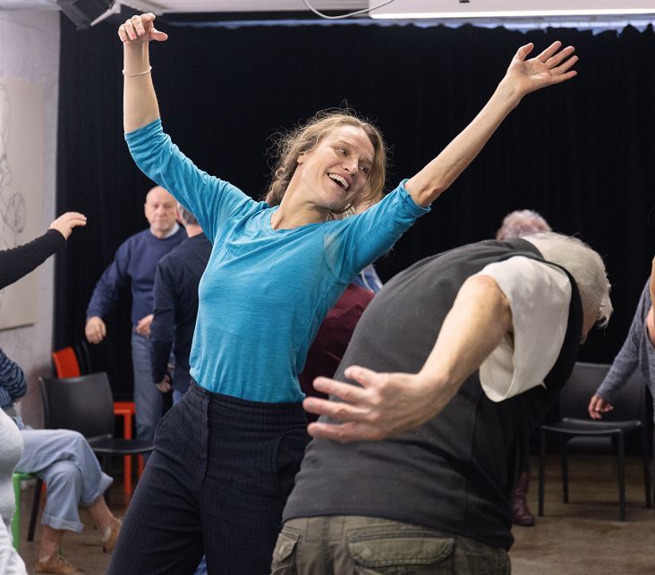 Bára Látalová v projektu Dance Well (foto Adéla Vosičková)