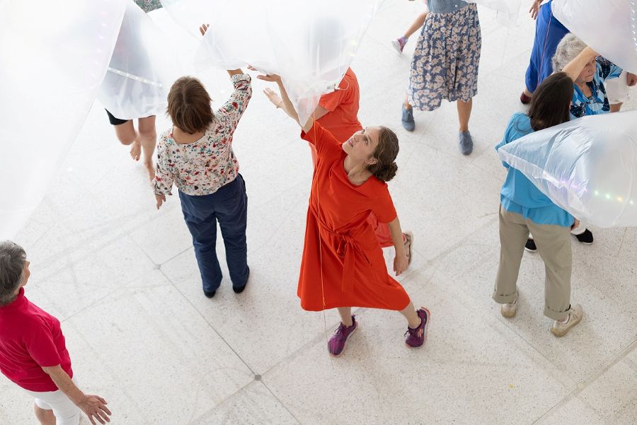 Bára Látalová v projektu Dance Well (foto Adéla Vosičková)