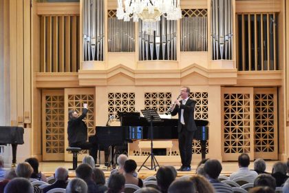 Daniel Wiesner, Karel Dohnal, 11. září 2025, Sál Bohuslava Martinů, Lichtenštejnský palác, Praha (foto Natalia Vasileva)