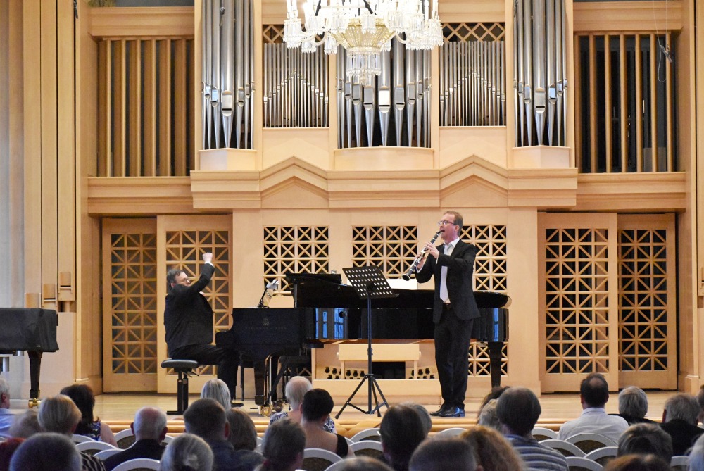 Daniel Wiesner, Karel Dohnal, 11. září 2025, Sál Bohuslava Martinů, Lichtenštejnský palác, Praha (foto Natalia Vasileva)