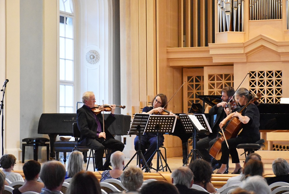 Kvarteto Martinů, 11. září 2025, Sál Bohuslava Martinů, Lichtenštejnský palác, Praha (foto Natalia Vasileva)