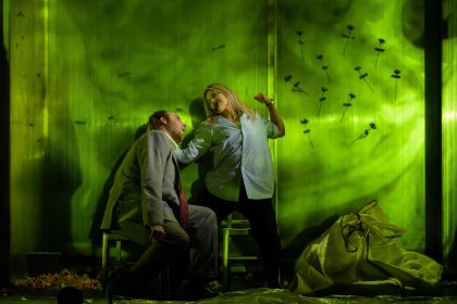 Wolfgang Amadeus Mozart: Idomeneo, Státní opera Praha – Evan LeRoy Johnson, Rebecka Wallroth (foto: Serghei Gherciu)