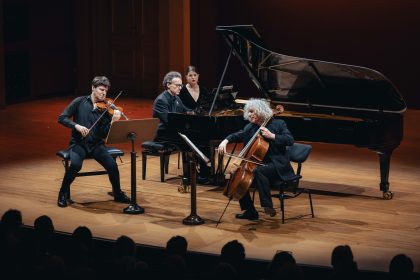 Český spolek pro komorní hudbu: Bell, Isserlis, Kissin, 29. září 2025, Rudolfinum, Dvořákova síň (foto Petr Chodura)