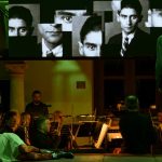 Philip Glass: Proces, kostel sv. Václava v Ostravě, 9. října 2025 – Anna Nitrová, Jiří Hájek (foto Martin Popelář)