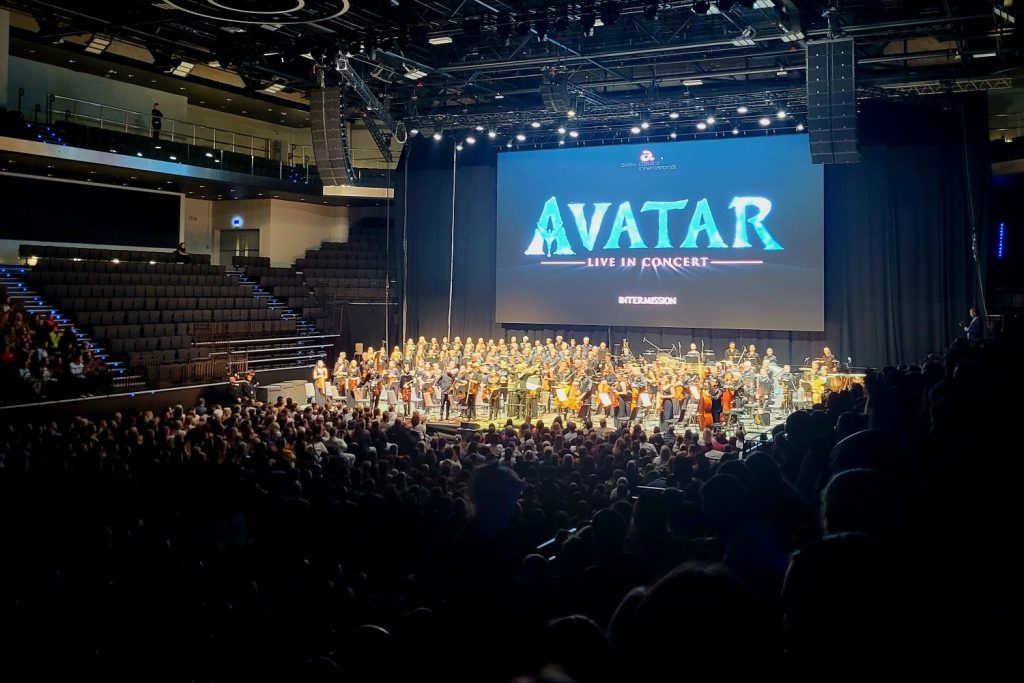 Avatar Live in Concert: Ludwig Wicki, Plzeňská filharmonie, Vysokoškolský umělecký soubor, 4. října 2025, O2 universum, Praha (zdroj Plzeňská filharmonie)