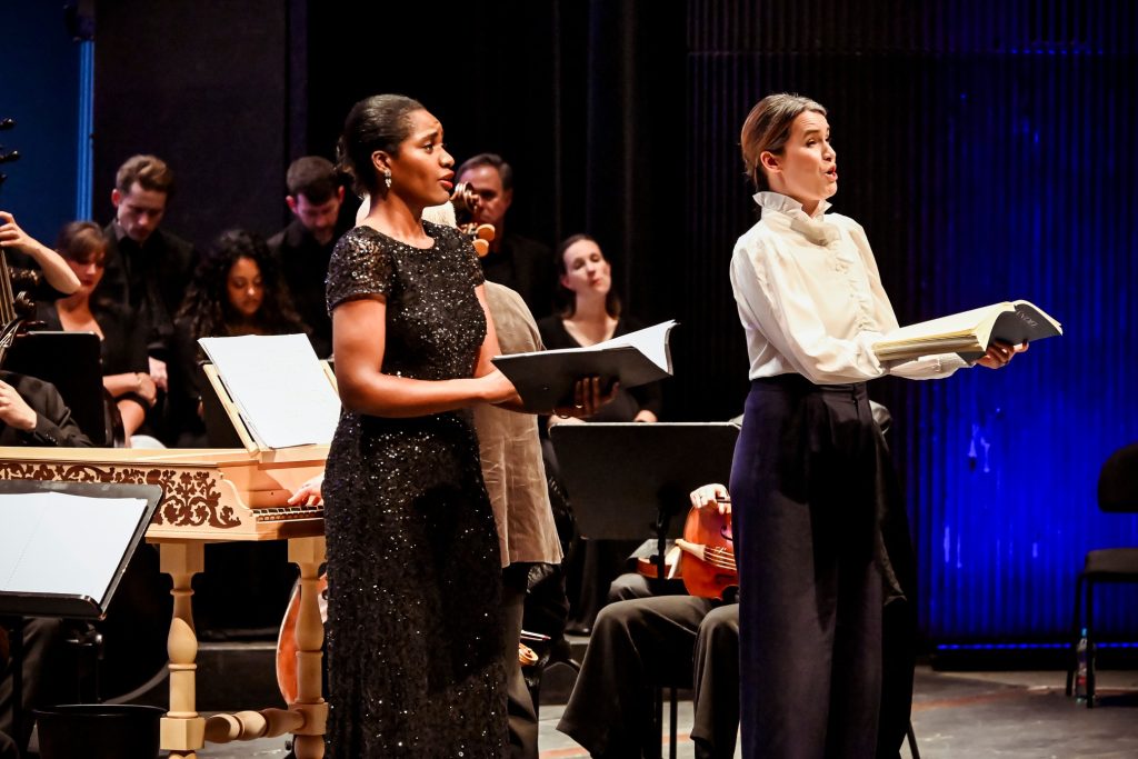 Moravský podzim – Händelův Šalamoun, 19. října 2025, Janáčkovo divadlo, Brno – Nardus Williams, Helen Charlston a Orchestra & Choir of the Age of Enlightenment (foto Marek Olbrzymek)
