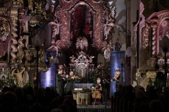 Lípa Musica: Romeo a Julie v Prysku, 30. září 2025, kostel sv. Petra a Pavla, Prysk – Ševčík Academy Quartet (foto Martin Špelda)