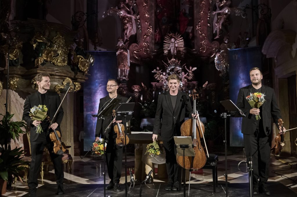 Lípa Musica: Romeo a Julie v Prysku, 30. září 2025, kostel sv. Petra a Pavla, Prysk – Ševčík Academy Quartet (foto Martin Špelda)