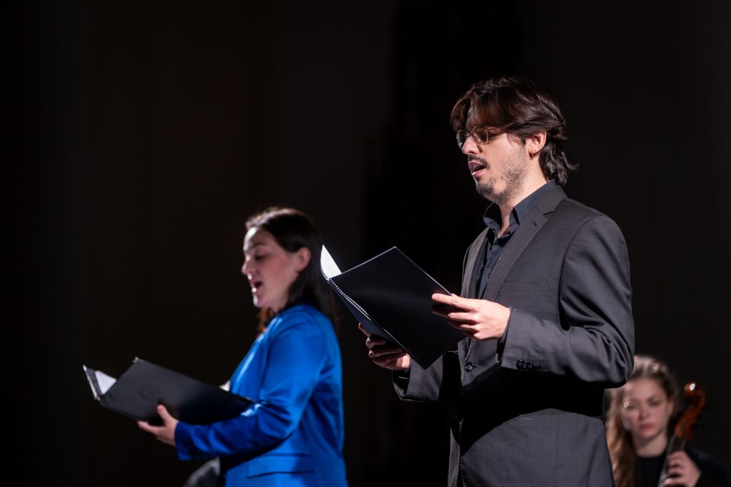Lípa Musica: The Tears & the Fire of the Muses, 26. září 2025, kostel sv. Antonína Velikého, Liberec – Elionor Martínez Lara a Daniel Folqué (foto Lukáš Marhoul)